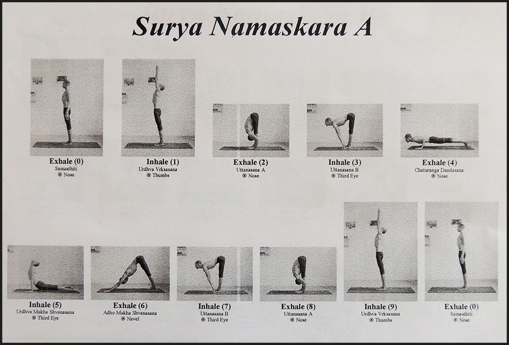 ashtanga vinyasa surya namaskar A