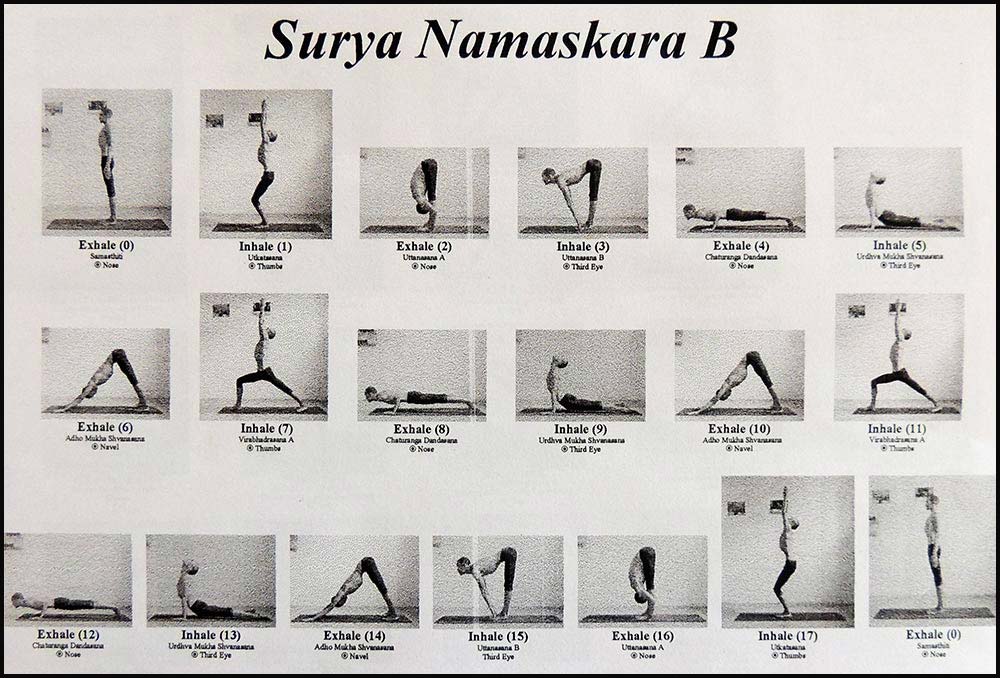 ashtanga vinyasa surya namaskar B