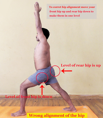 correct hip alignment