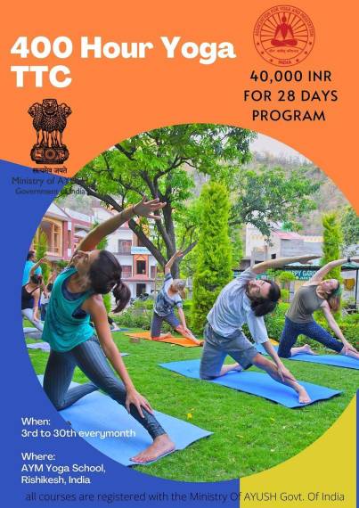 200 hour ayush ministry yoga course in 15 days