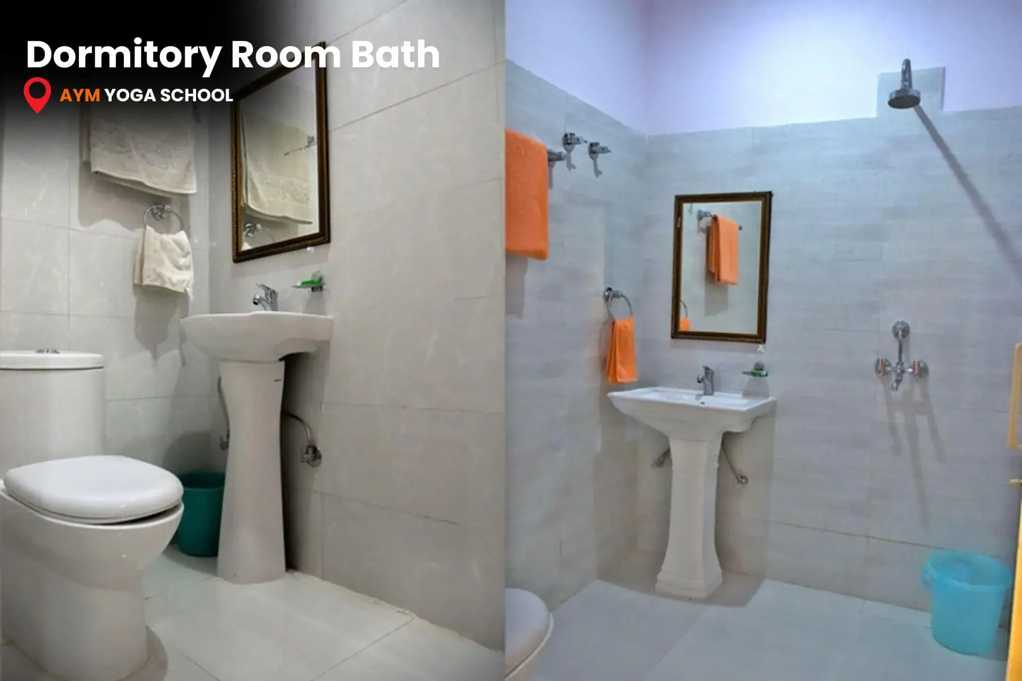 Women-only dormitory accommodation with storage and shared bathroom facilities