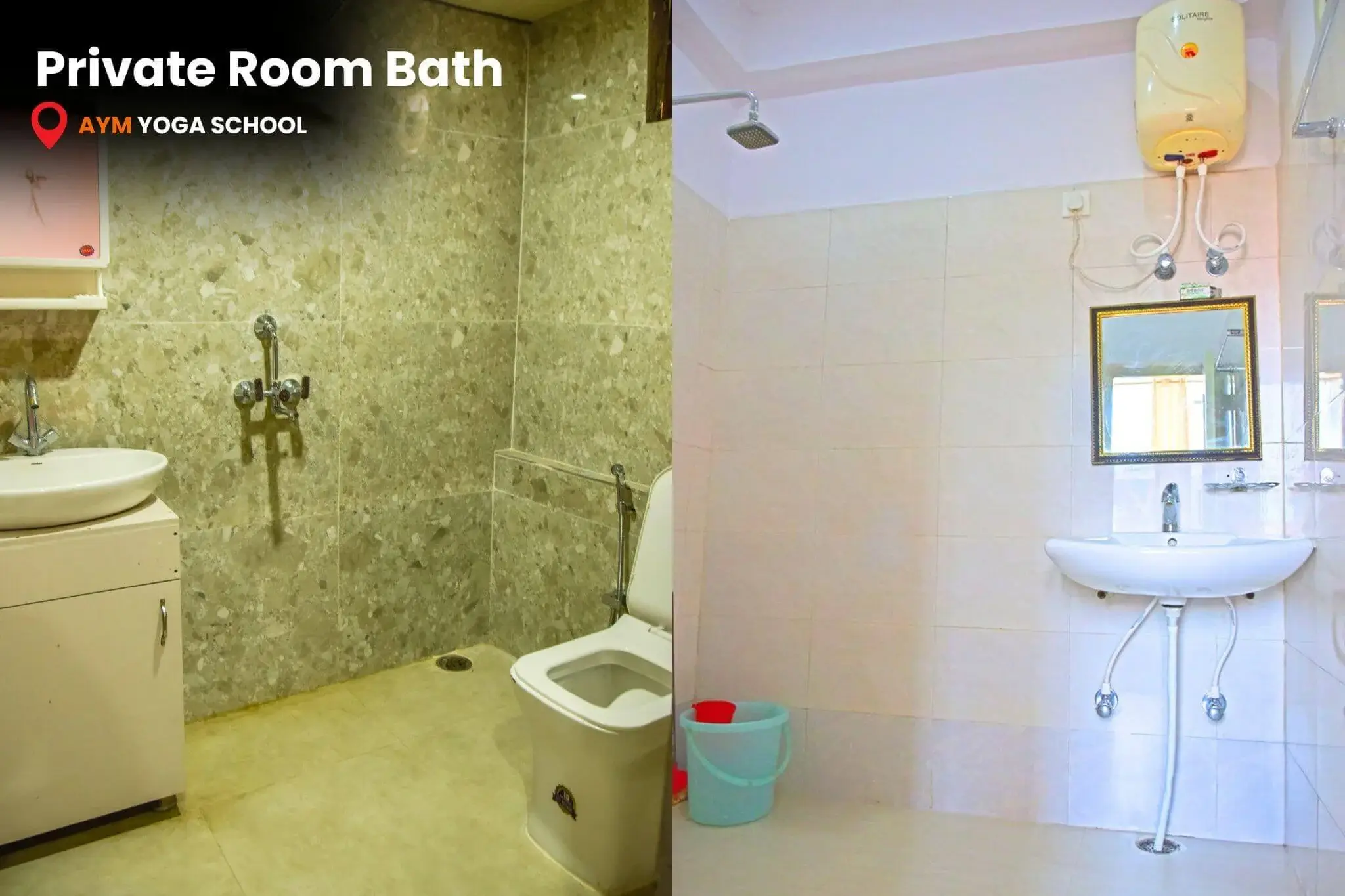 Single occupancy room with attached washroom and balcony