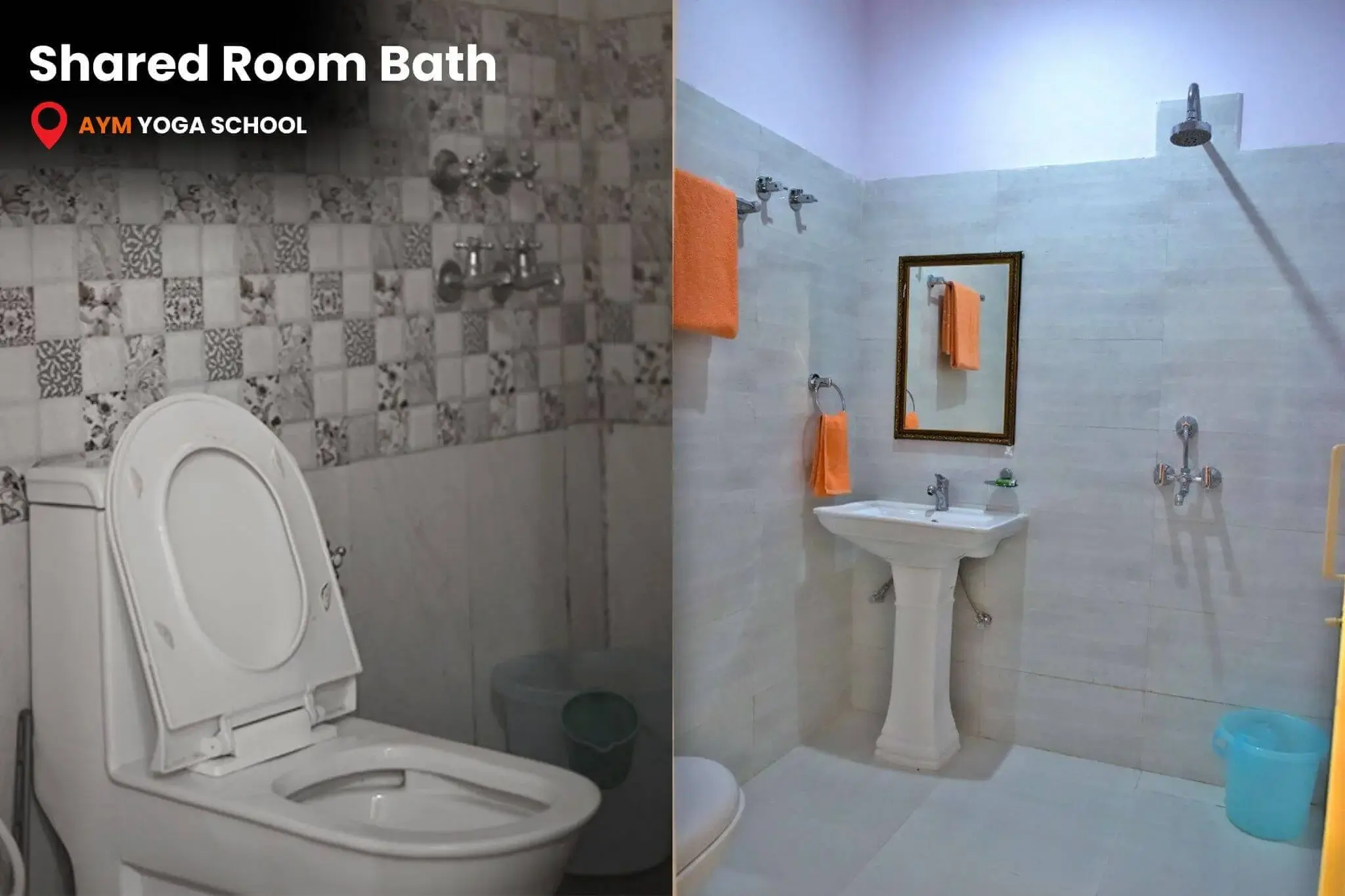 Twin shared room with bathroom